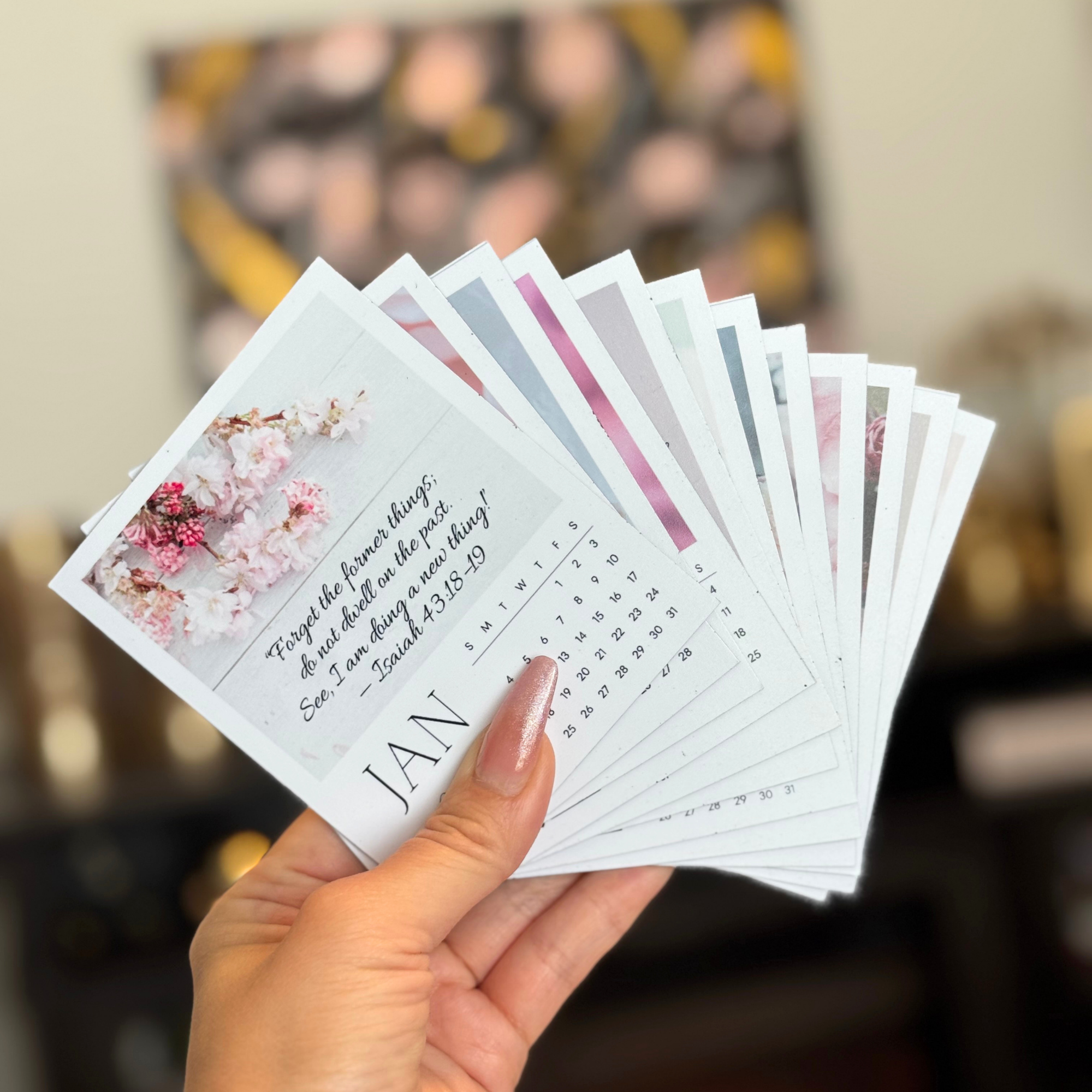 Pre-made: Walking in Faith 12 Month Calendar