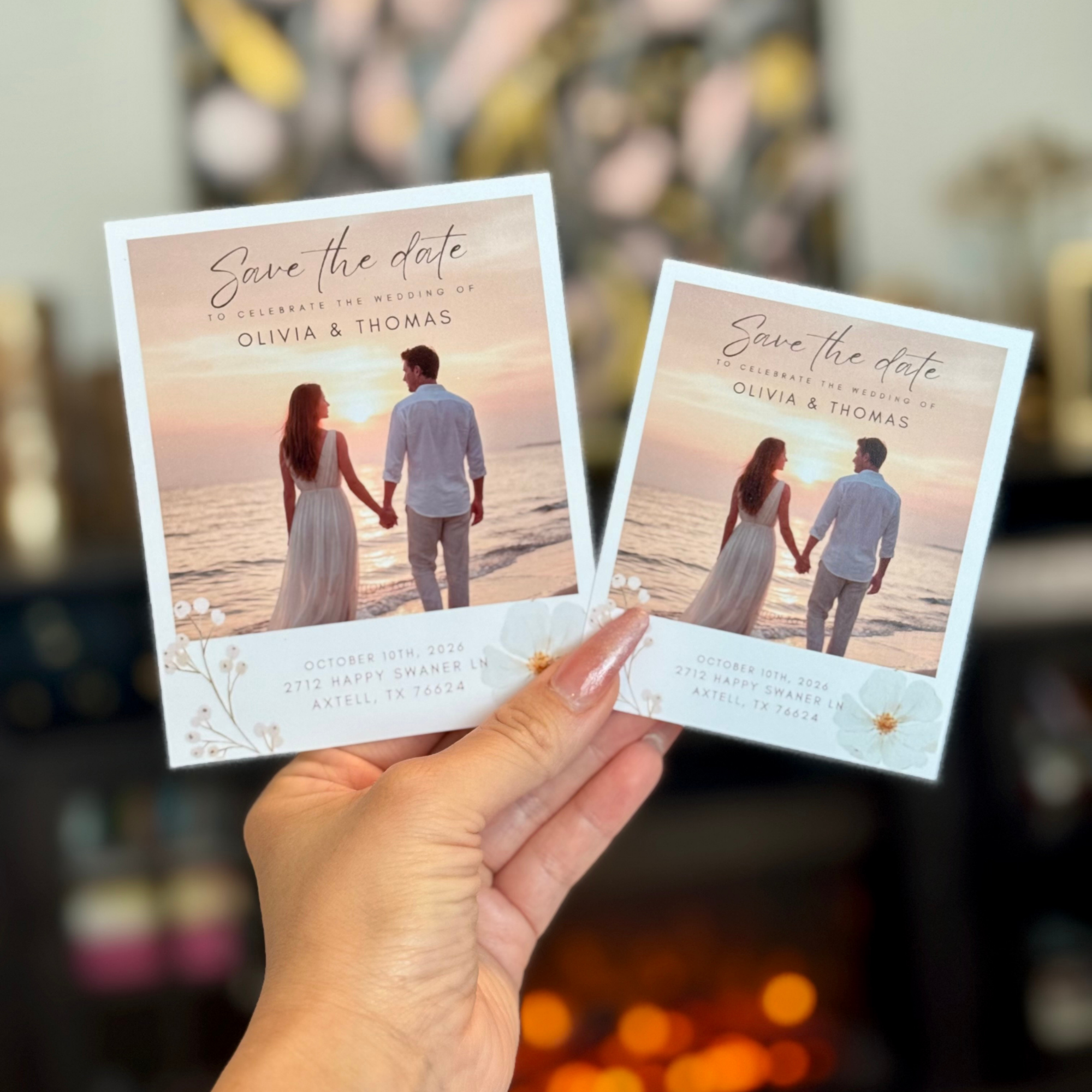 Save The Date Polaroid