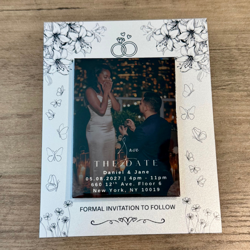 Save the Date Pressed Magnets