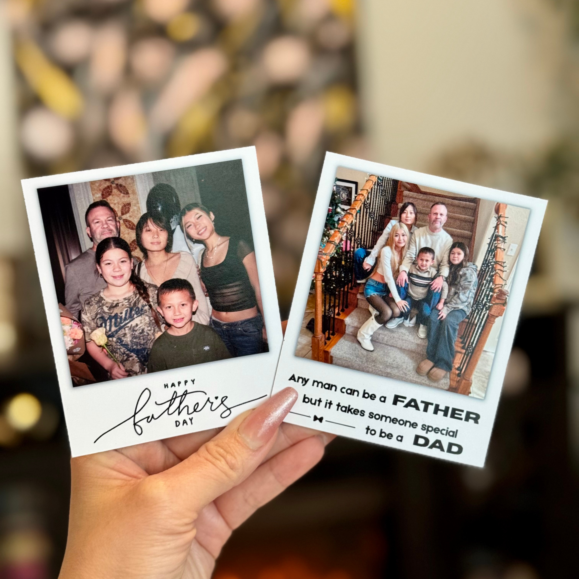 Father's Day Polaroid Keepsake