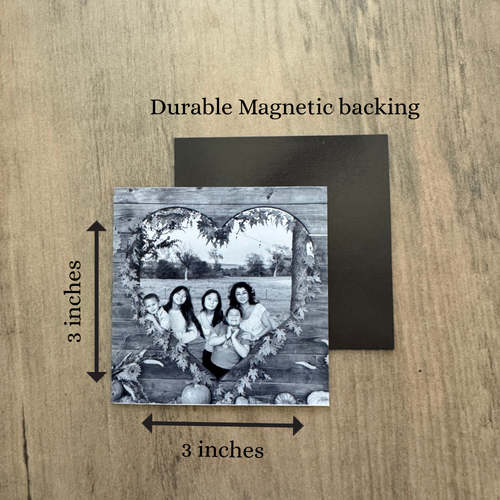 B&W Keepsake Magnets