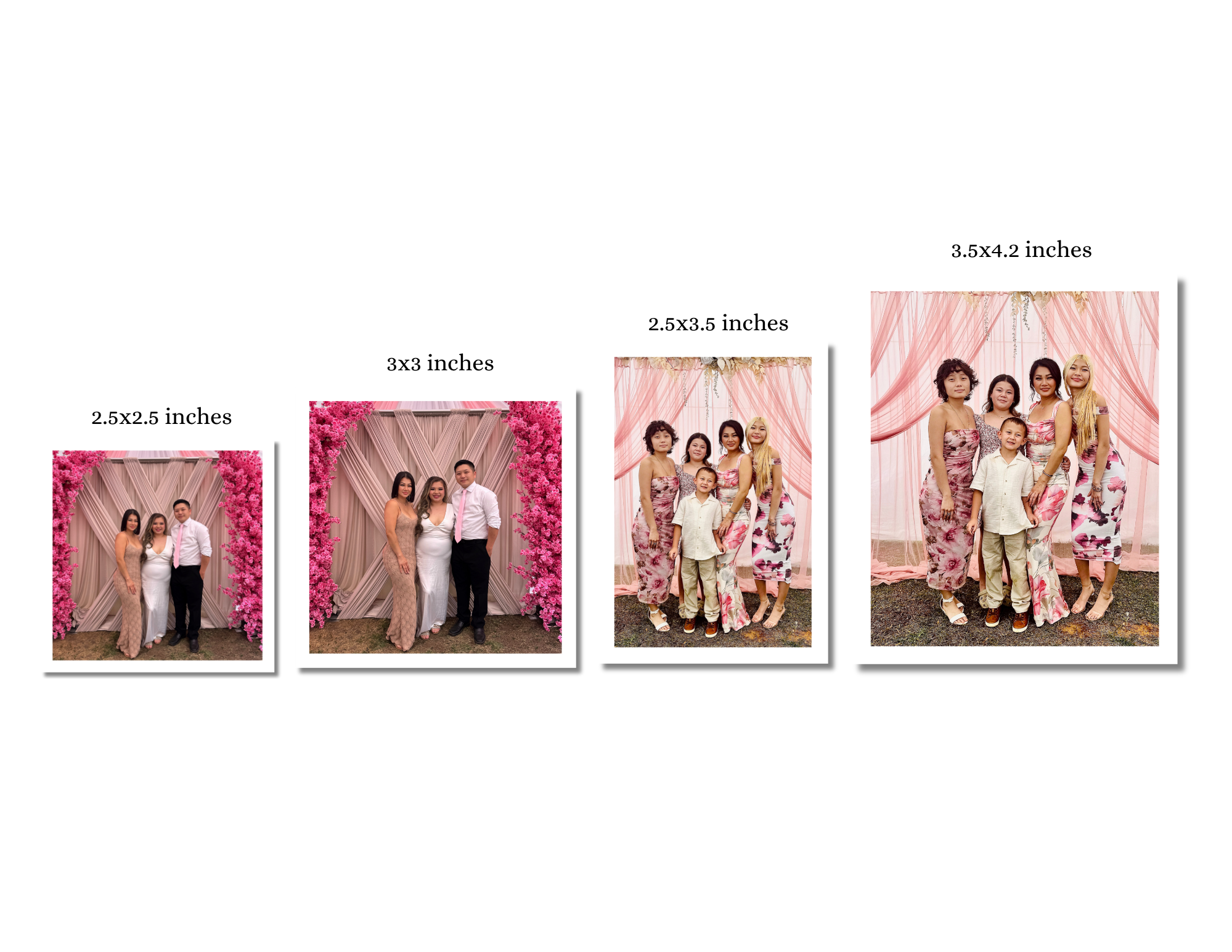 White Border Keepsake Magnets